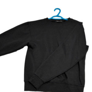 Black crewneck